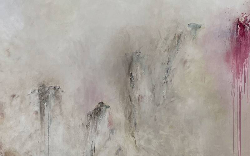 Abstract art series Interlude - Abstract painting oil on canvas - Art abstrait - contemporary art