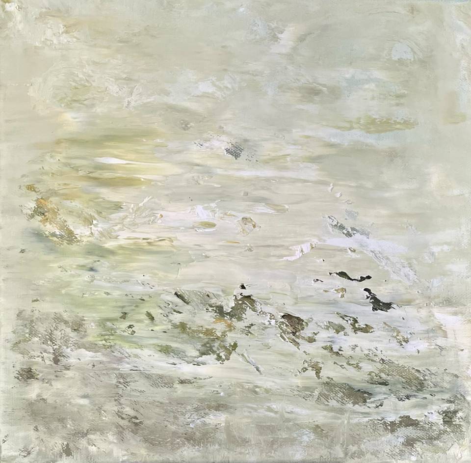 En Harmonie - Abstract painting oil on canvas - Art abstrait - contemporary art
