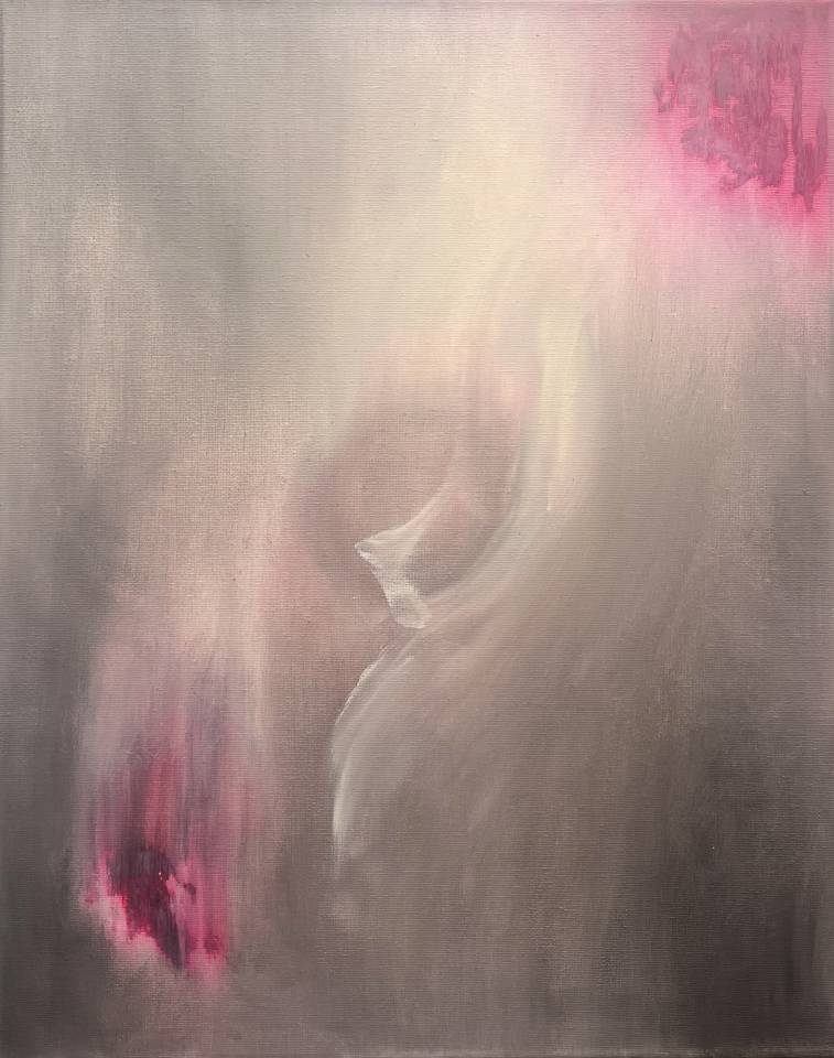 Abstract oil painting - contemporary art by Nabil Zitouni - Sehnsucht