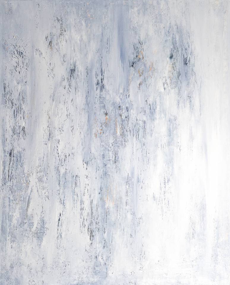 Abstract painting - Zeitlosigkeit 100 x 80 cm - Artwork by Nabil Zitouni