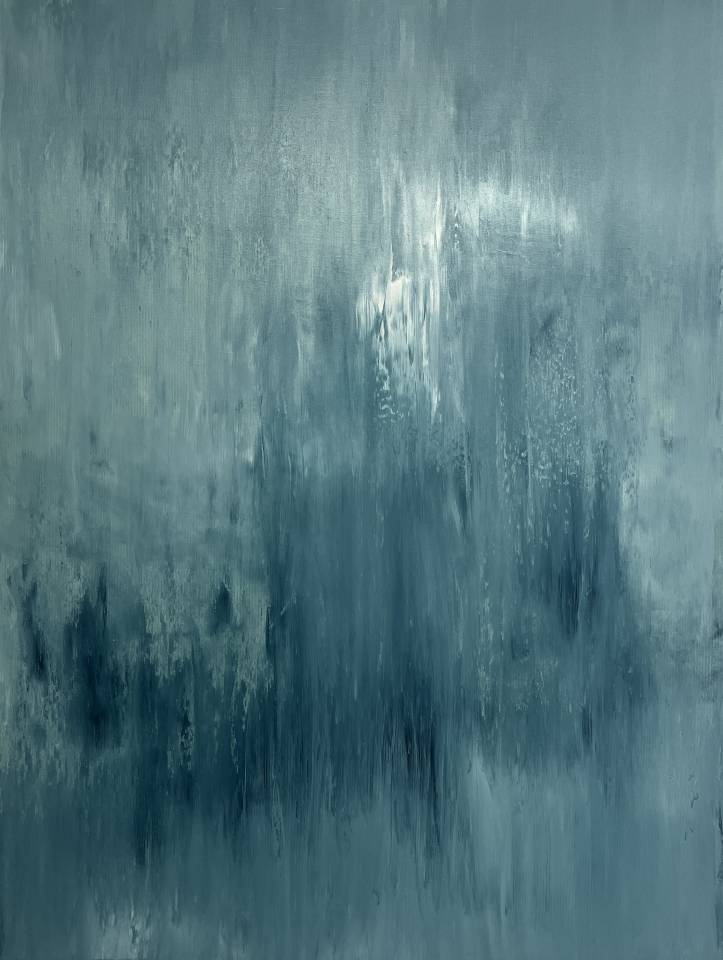 Abstrakte Kunst - Painting - peinture "Le Seuil tremblant"