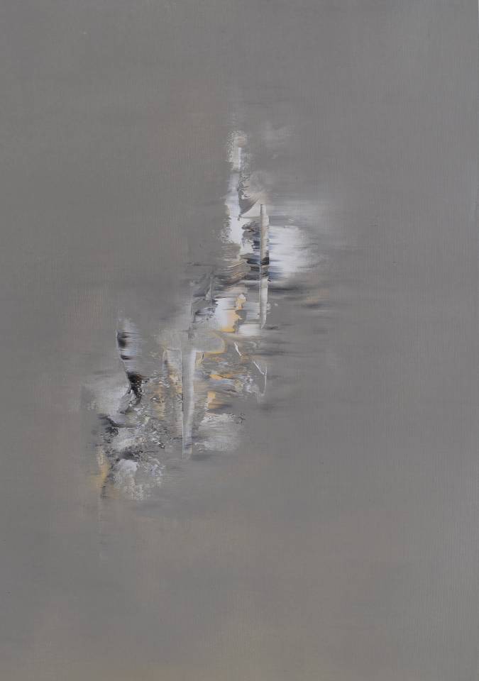 Abstract painting - oil on canvas - Tension, 2026
