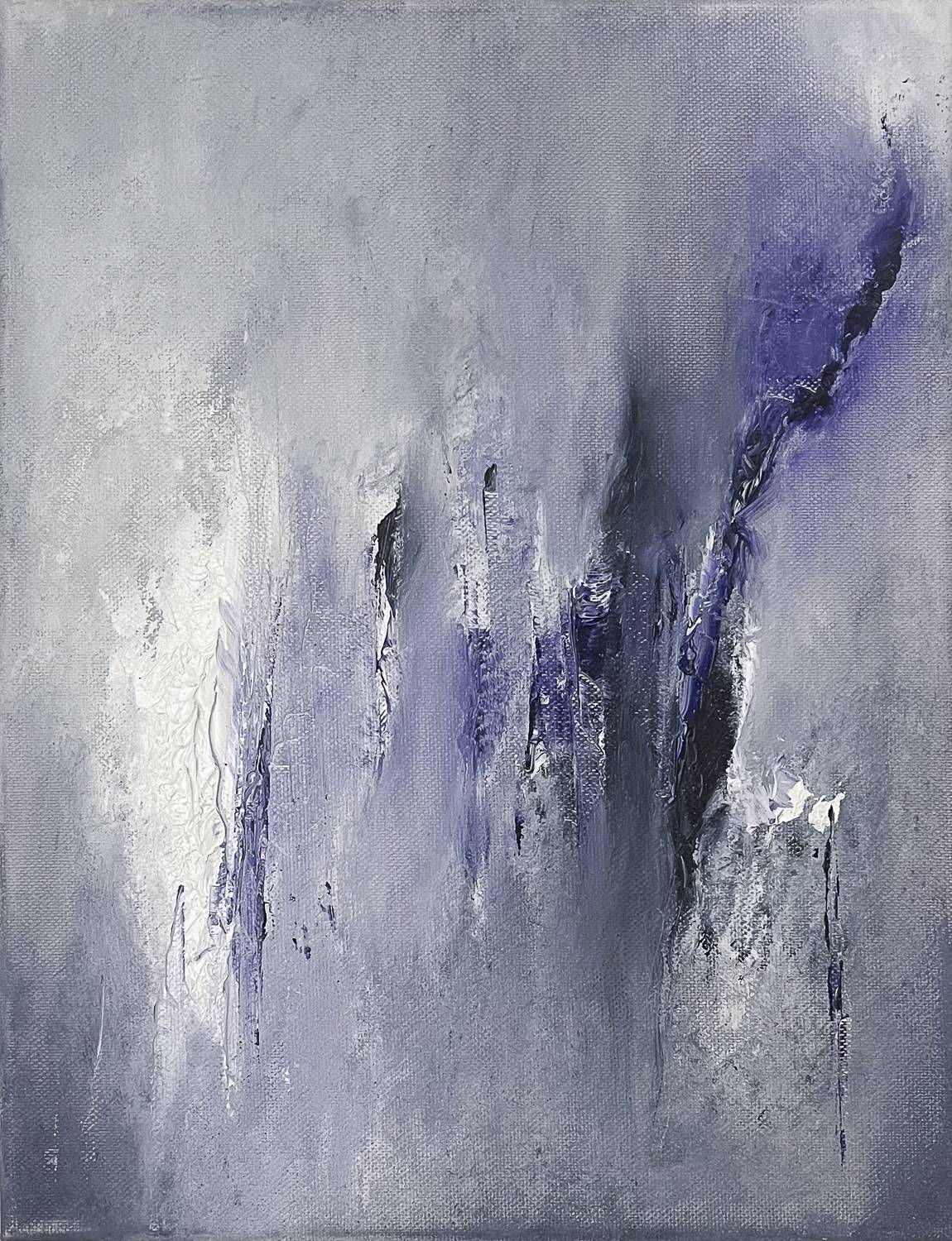 L'intuition louche - Abstract painting oil on canvas - Art abstrait - contemporary art