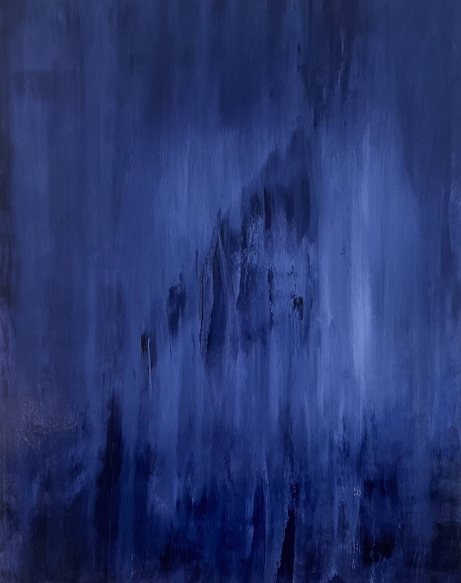Abstract oil painting - contemporary art by Nabil Zitouni - The Existence of Time