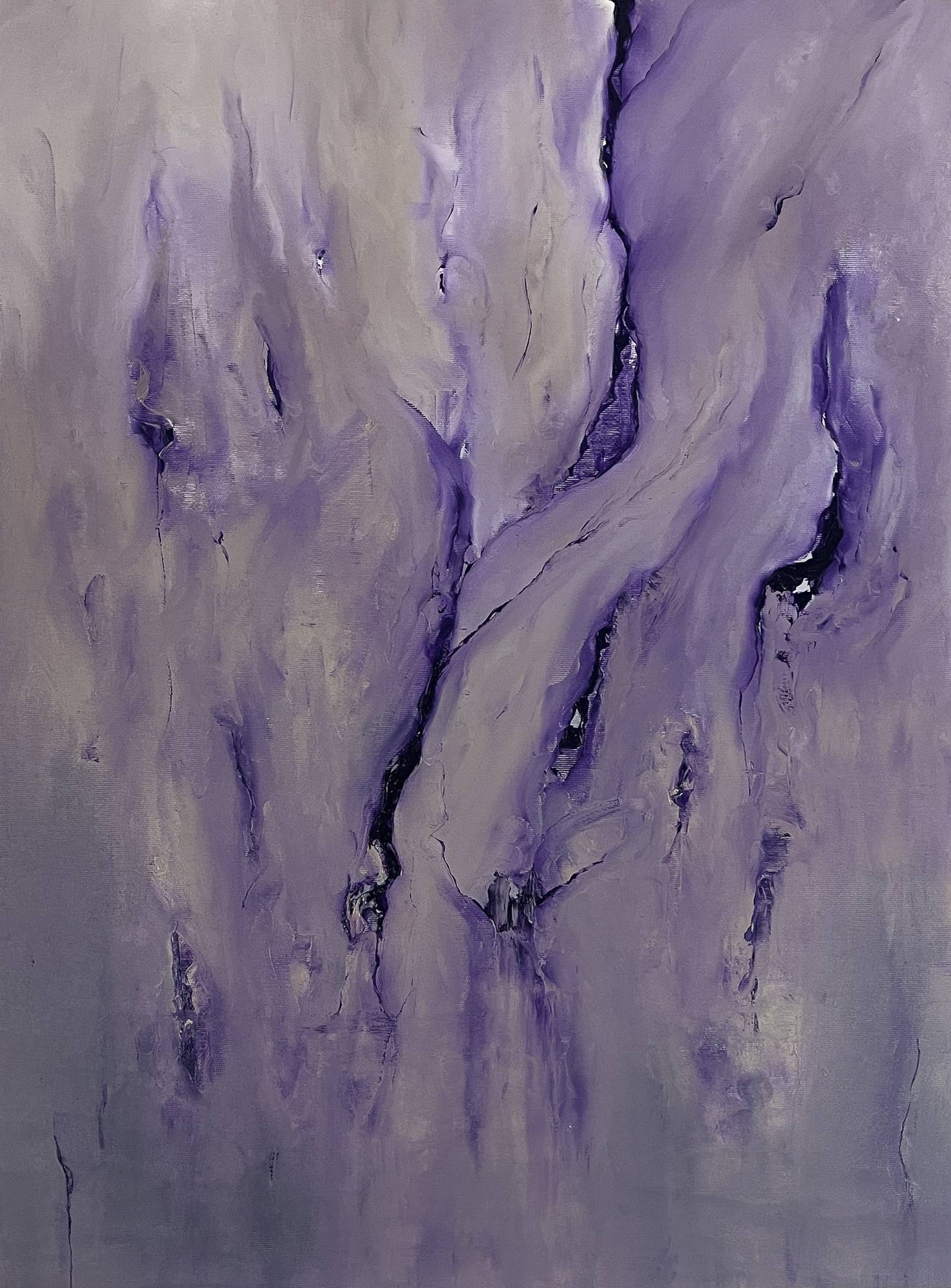 Abstract oil painting - contemporary art by Nabil Zitouni - Erinnerungen