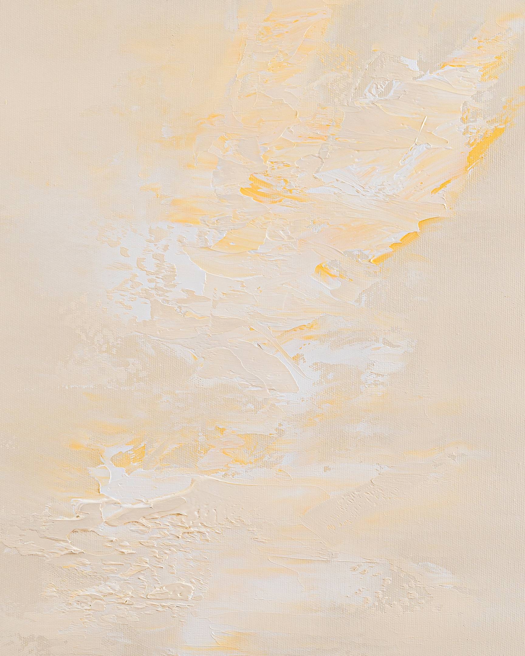 Abstract oil painting - contemporary art by Nabil Zitouni - Delight