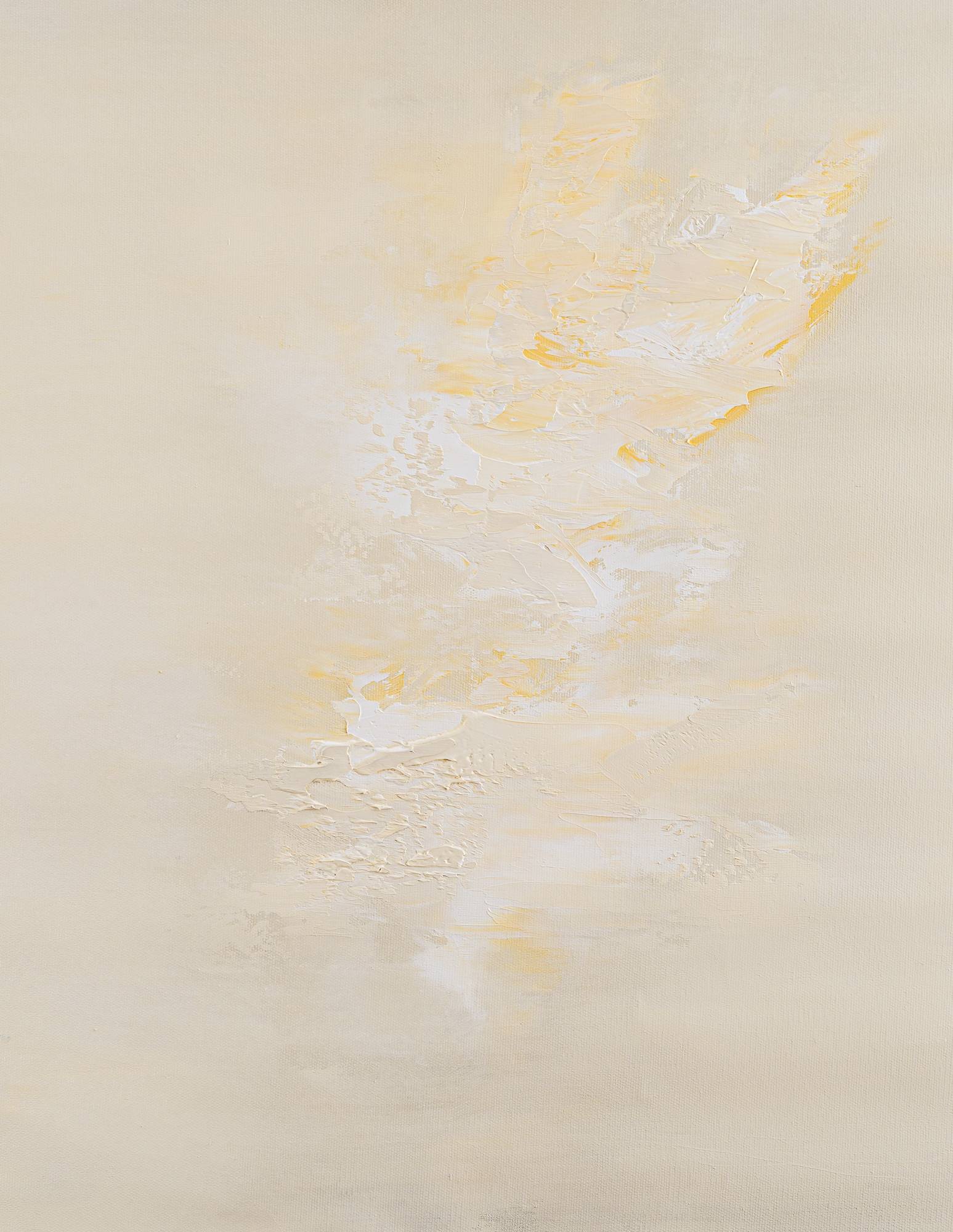 Abstract oil painting - contemporary art by Nabil Zitouni - Delight